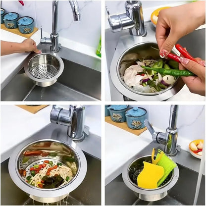 Stainless Steel Sink Strainer Basket