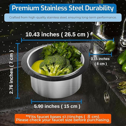 Stainless Steel Sink Strainer Basket