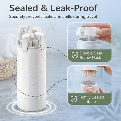 4-in-1 Travel Dispenser Bottle