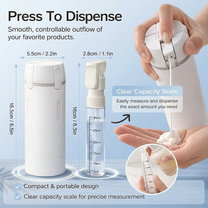 4-in-1 Travel Dispenser Bottle