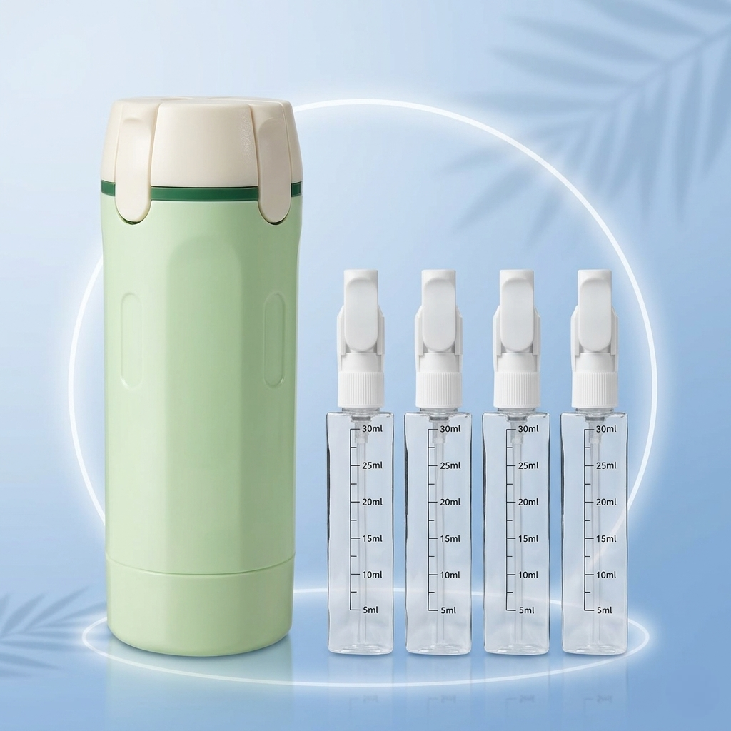 4-in-1 Travel Dispenser Bottle