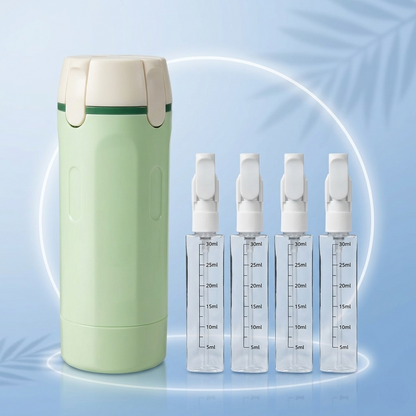 4-in-1 Travel Dispenser Bottle